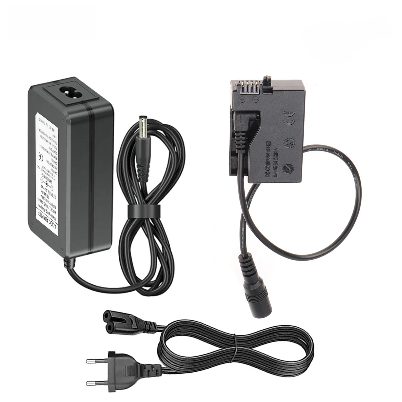 ACK-E8 AC Power Adapter Supply LP-E8 DR-E8 Dummy Batterij voor Canon EOS Rebel T5i T4i T3i T2i Kus X7 X6 X5 X4 700D 650D 600D - afbeelding 2