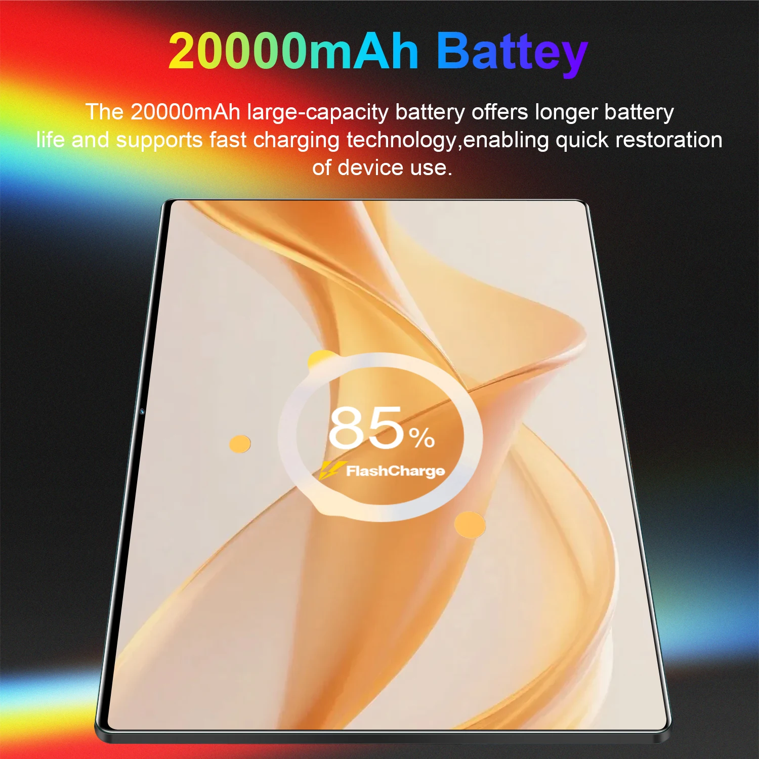 Imagen 7: Tablet Android de 14 núcleos y 5G, pantalla de 10.36 pulgadas, 16 GB de RAM, 1 TB de ROM, 20000 mAh, Android 13.0, doble tarjeta SIM, Bluetooth, WiFi, red, tipo C, tablet PC, WPS, GPS
