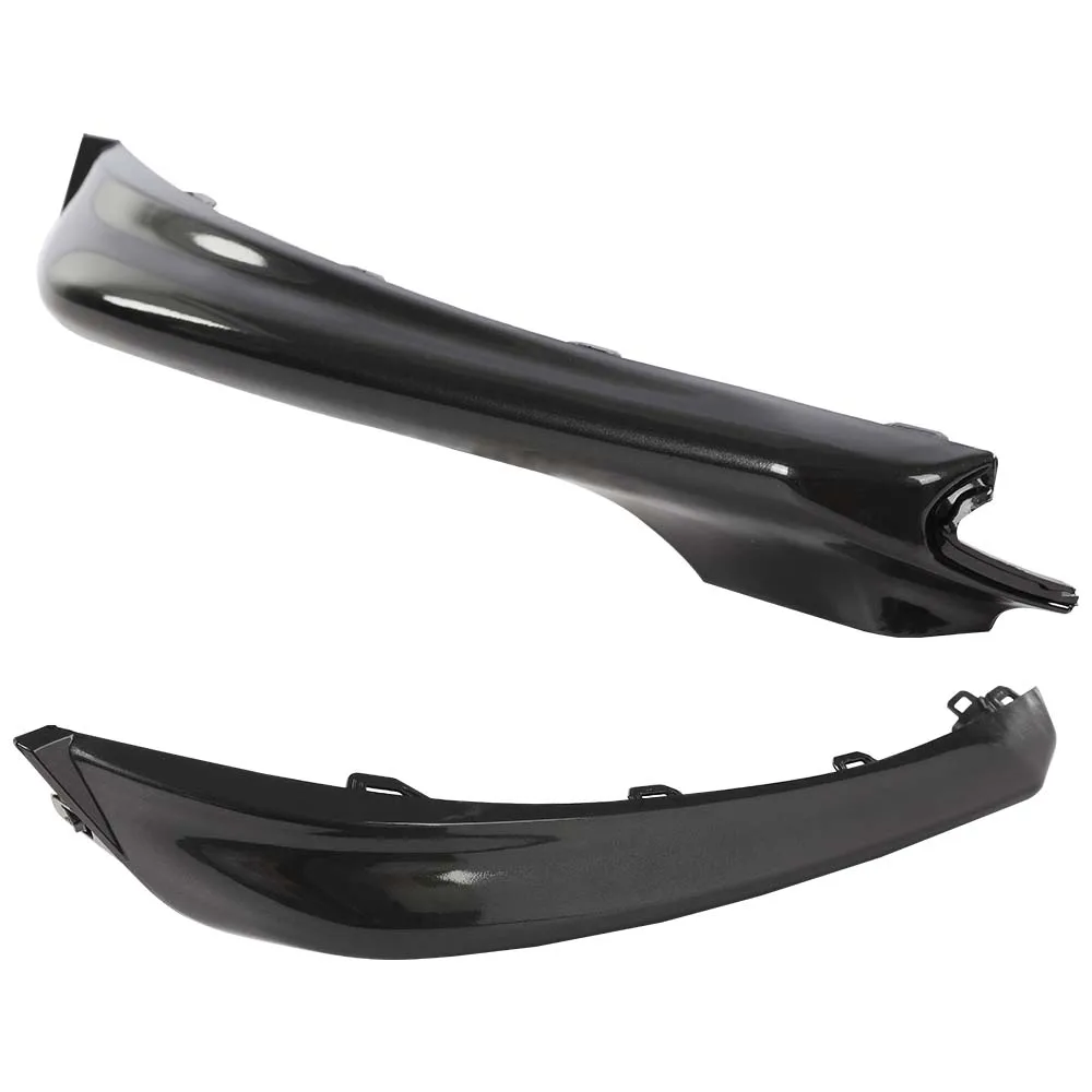 

Crossdesign Front Bumper Lower Trim Molding Set Fit for 2018-2020 Toyota Camry Se/Xse Black Both Ends