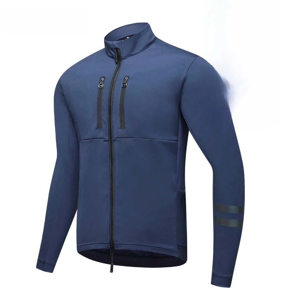 AliExpress WOSAWE Men Cycling Jacket Autumn Winter Coats Thermal Fleece Windproof Bicycle Clothing Motorcycle Jackets with 2 way YKK Zipper