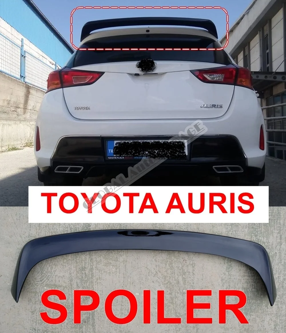 Spoiler for Toyota Auris 2015 2016 2017 2018 2019 2020 2021 Wings Car Antenna Spoilers Aileron Auto Roof Rack Accessories Black