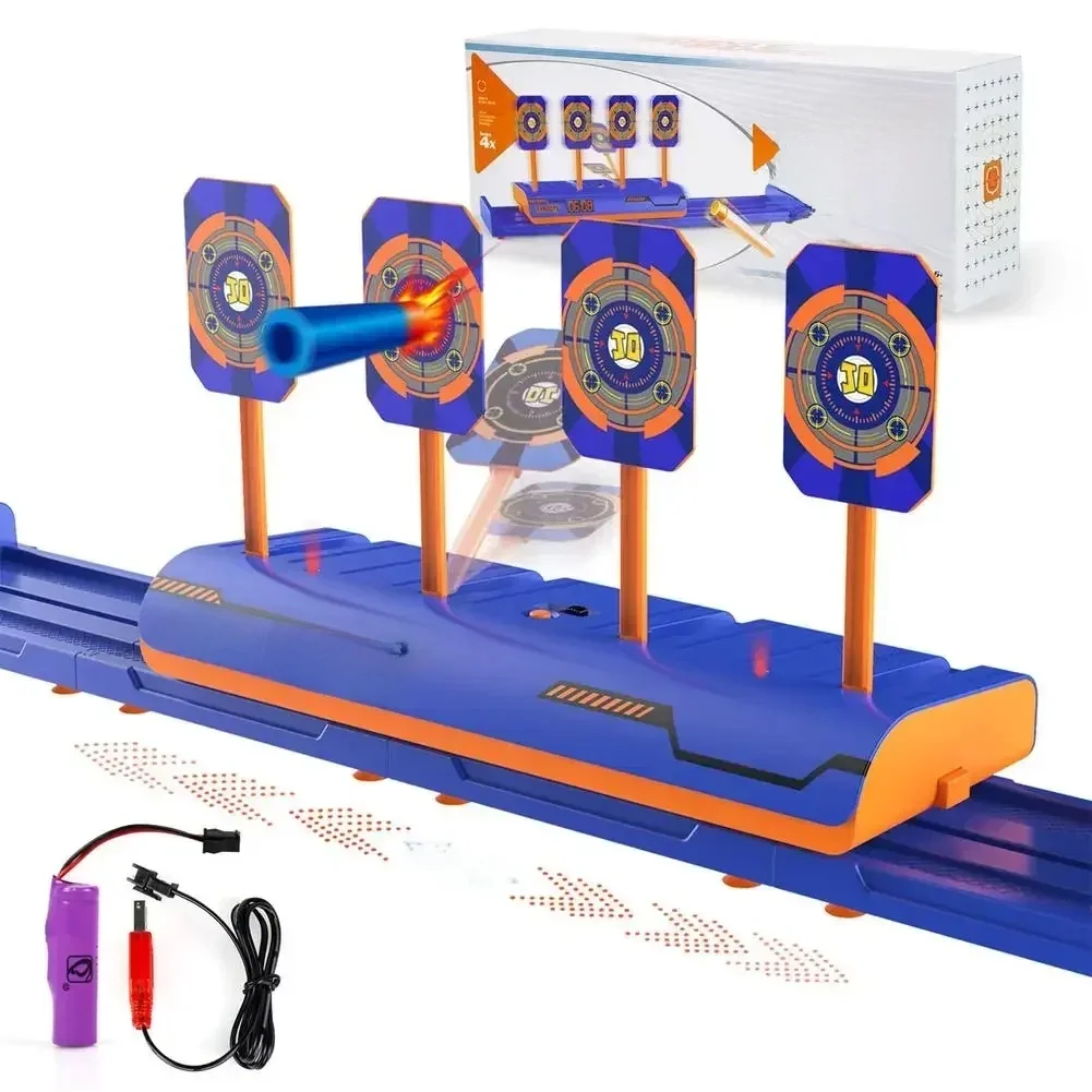 Cibles Nerfs pistolets réinitialisation automatique tir électrique cible accessoires enfants son lumière jeu de tir jouets marquage de haute précision
