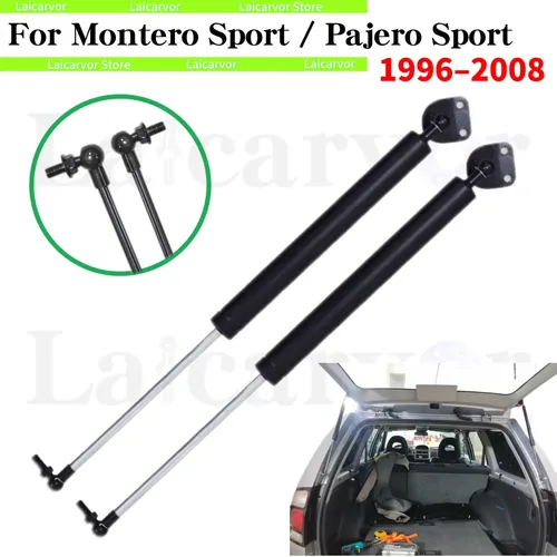 Amortiguadores de maletero para Mitsubishi Montero Sport (K80/K90/PA/PA II) SUV 1996-2008, soportes de elevación, puntales de Gas, amortiguadores de puerta trasera, 2 uds.