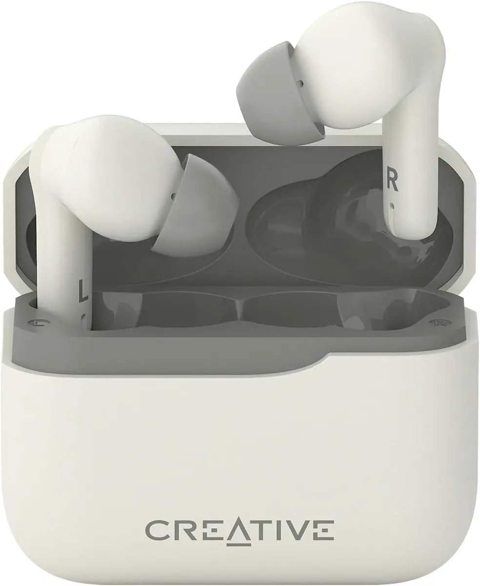 Creative Zen Air Plus True Wireless in-Ears with LE Audio, Hybrid ANC, Ambient Mode, 32 Hours Playtime, 6 Mics with ENC  Tech