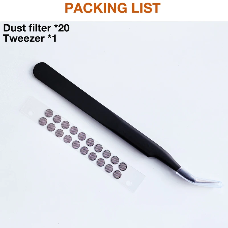 Dust Filter Mesh Replacement for BASN Bmaster5 / MTPro / ASONE / Mix-PD / Bsinger / Bmaster Earbuds, 20 Pieces
