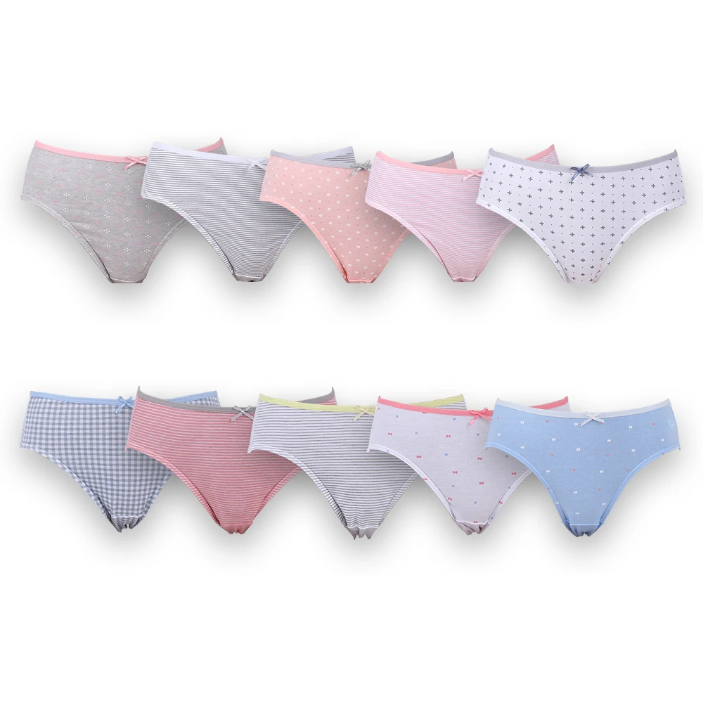 [CALL RA S](Set of 10) Women's Midi Panties 19020+19025 Women's Underwear//Daily Panties/Underwear/Panties Set/Triangle Panties/Junior Panties/Women's Panties