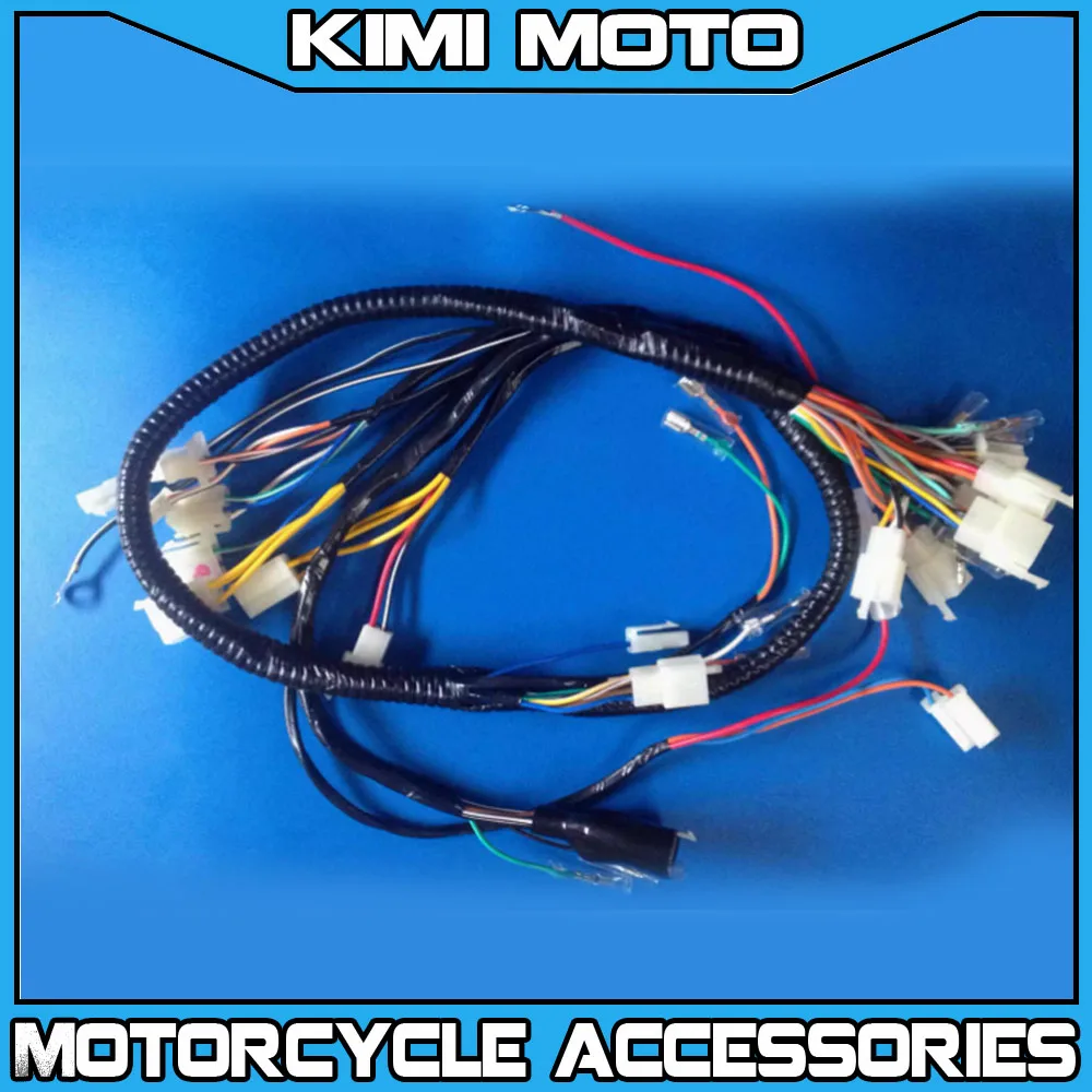 

Motorcycle Parts Electrical Wiring Harness Wire Cable Line For Suzuki 125cc GN125 GN 125