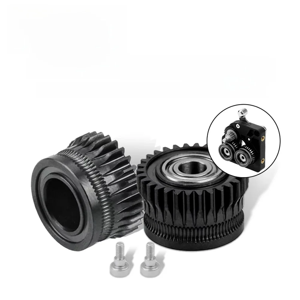 2szt/lot CR K1C K1 Gear All Metal Filament Drive Gear dla Creality K1 Max Extruder Nickel Plated DLC Coating High Hardness Wear — zdjęcie produktu 7