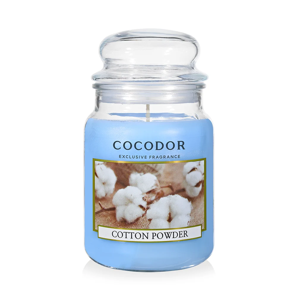 Coco-Dor perfume candle set by size (small, media, large) + ignition