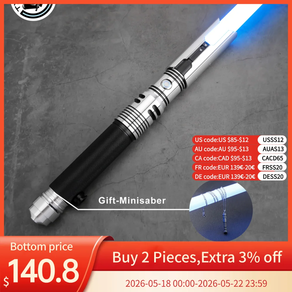 TXQ Cal SE kestis Halloween Luminous Toy RGB NEO PIXEL Smooth Swing Combat Gift JEDI Sword Metal Force Glow Proffie SNV4 PRO