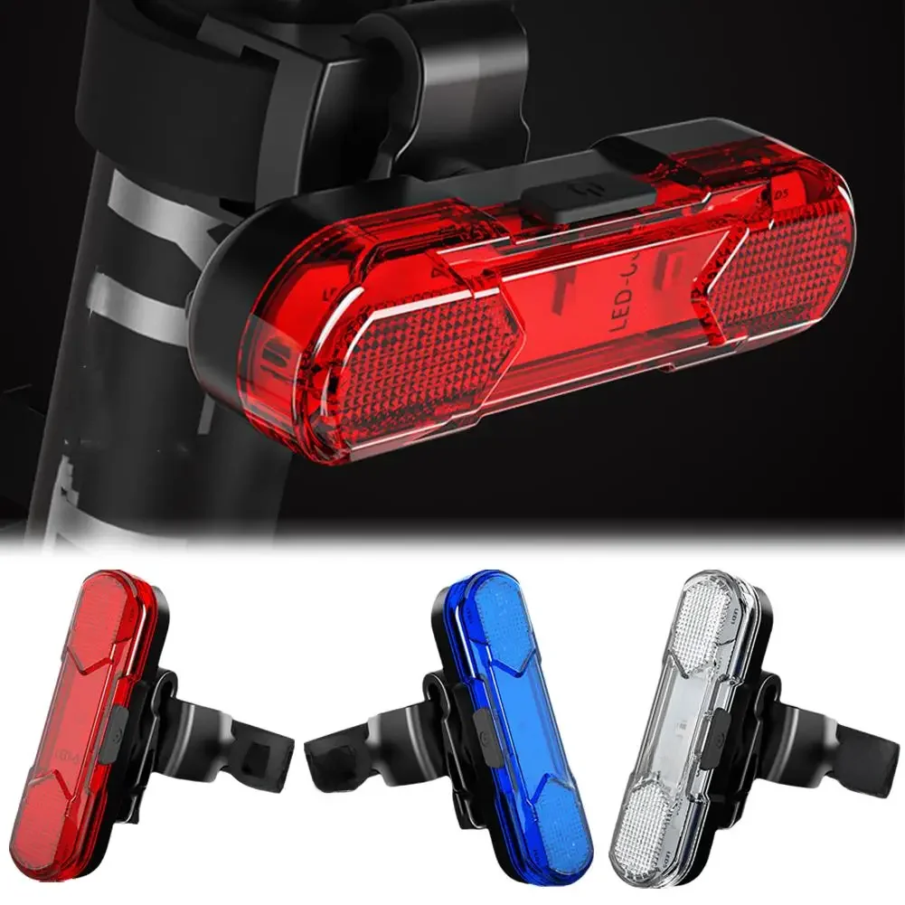 AliExpress UK Bike Rear Tail Light USB Rechargeable Red LED Bright Taillights Fit On Any Bicycle/Helmet Easy To