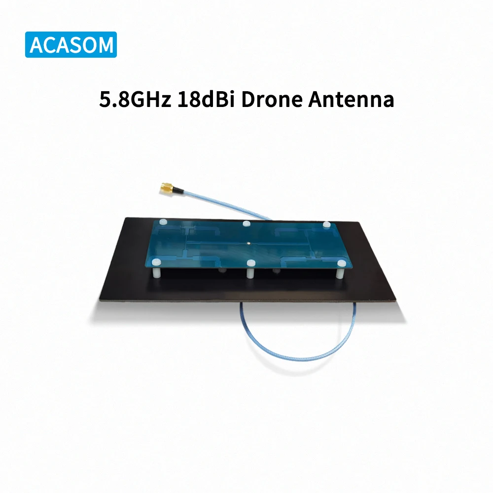 Drone High Gain Drone Signal Amplificador, Antena Booster, Direção Blocker, 5.8GHz, 5.2GHz, 18dB