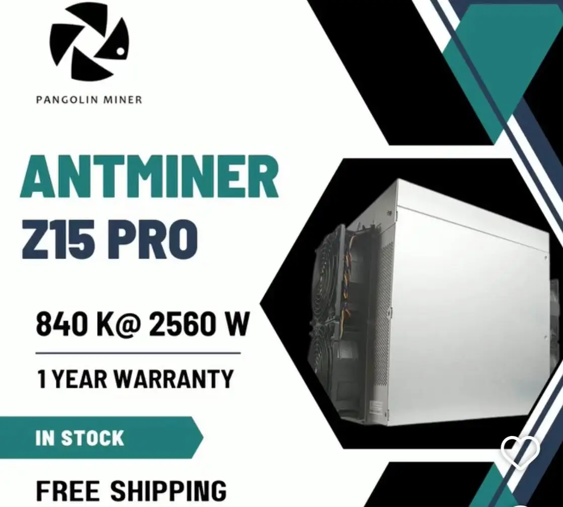 

Bitmain Antminer Z15 Pro 840ksol/s 2560W Zcash Miner