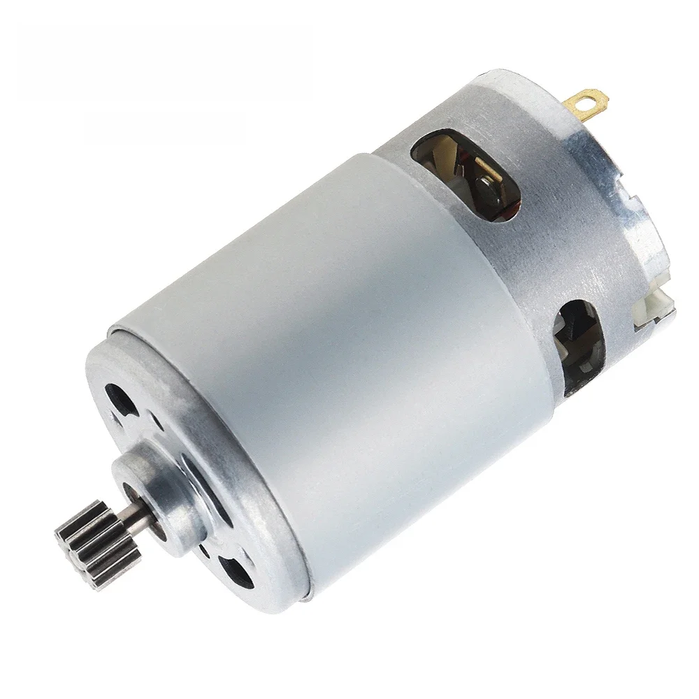 RS550 DC Motor 21V 8,2mm 14 Zähne Getriebe Micro Motor RS 550 28000RPM Elektrische Säge Motor für