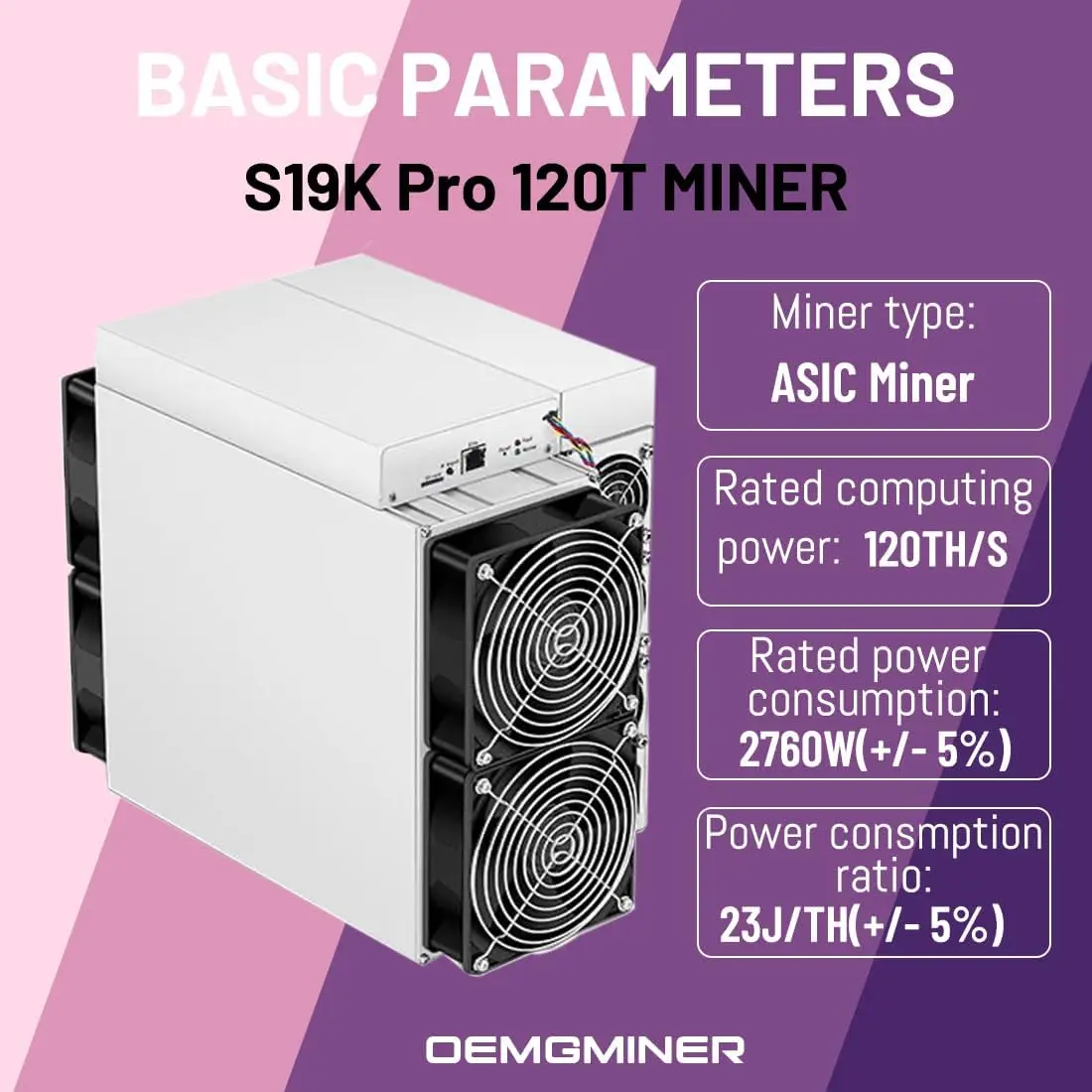 SH PROMO BUY 2 GET 1 FREE  New Antminer S19k pro 120T Asic Miner 2760W Bitmain Crypto BTC Bitcoin Miner Mining Include PSU in St