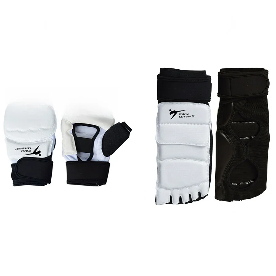 Ochrona Taekwondo Sanda Training Taekwondo Handguard i Banket Match Ochraniacz na stopy WTF Kickboxing Equipment — zdjęcie 2