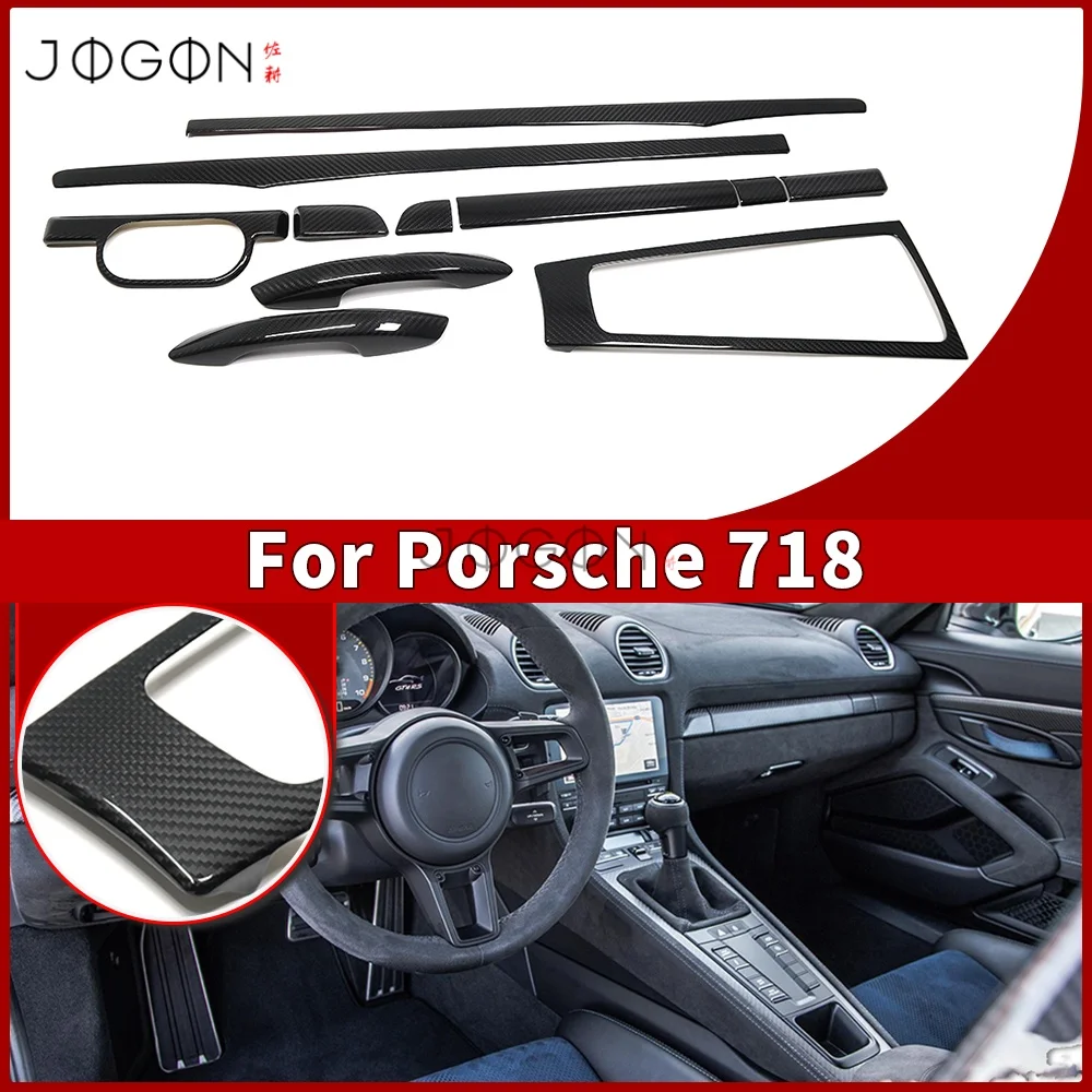 

Dry Carbon For Porsche 911 Carrera S GTS Tatga 4s GT3 Turbo Speedster 991 Interior Central Console Gear Shift Panel Cover Trim