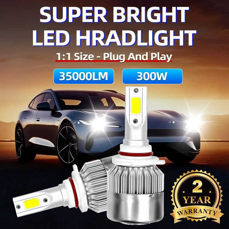 2Pcs Led Car H1 H3 … - image