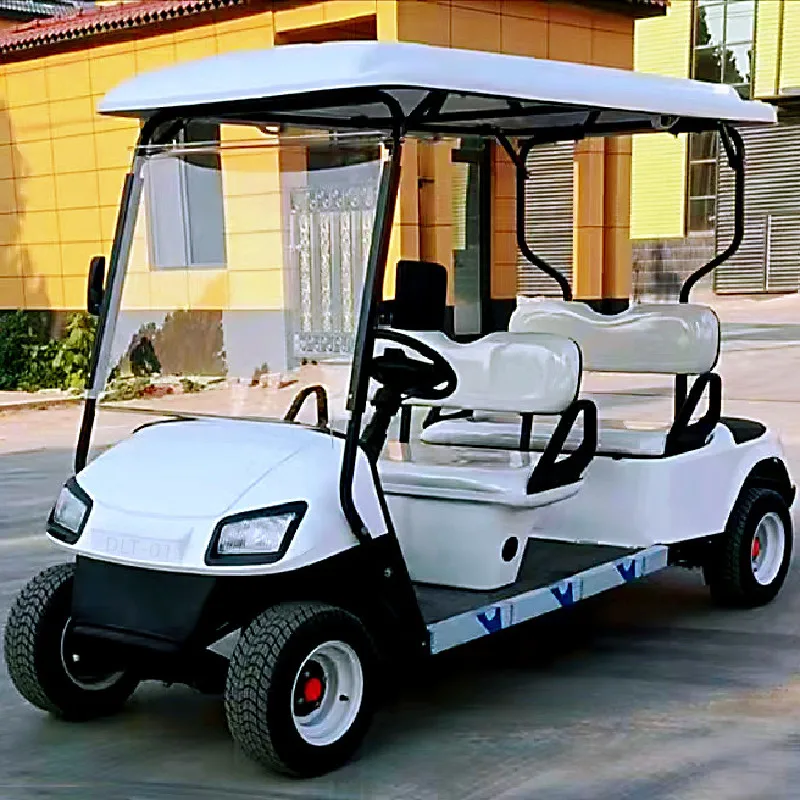 The Most Popular New Energy 48V 72V Electric Four Wheeler Large Amusement Park Sightseeing Car Classic Electric Car Golf Cart