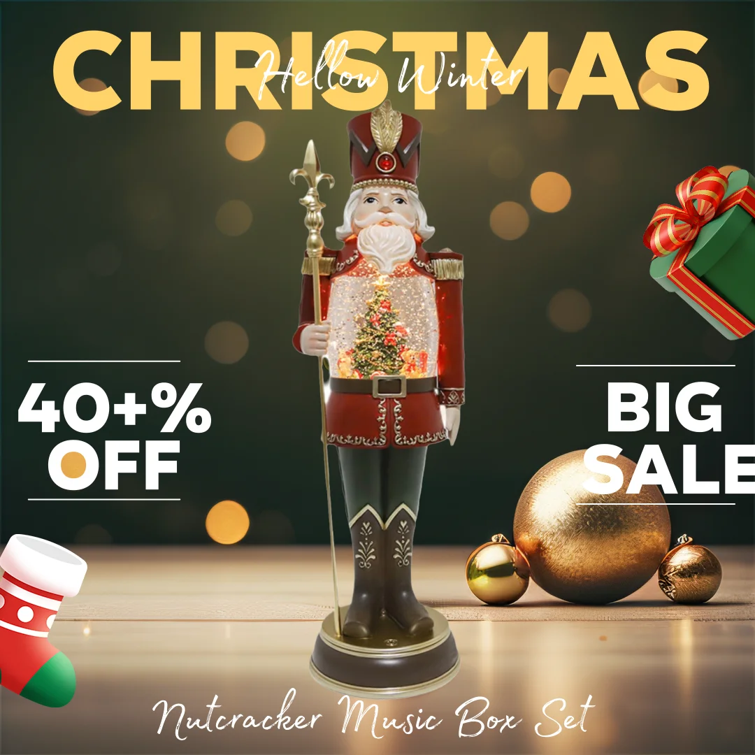 

Рождественский Щелкунчик, модель солдата, музыкальная шкатулка, праздничный декор, игрушка, ремесло, украшение «Щелкунчик», украшение для дома, новый чай