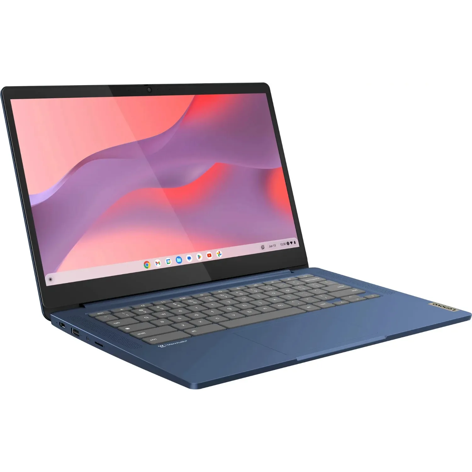 Lenovo-ビジネス用タッチスクリーン付きラップトップ,Chromebook,Mediatek,kompanio 52, 4GB,64GB,emmc,Chrome os,abyss blue,14インチ