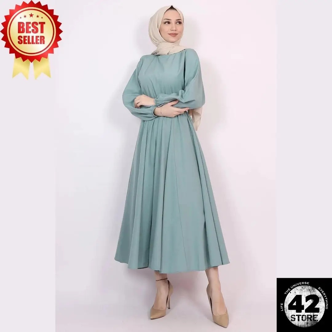 Vestido Hijab negro de temporada