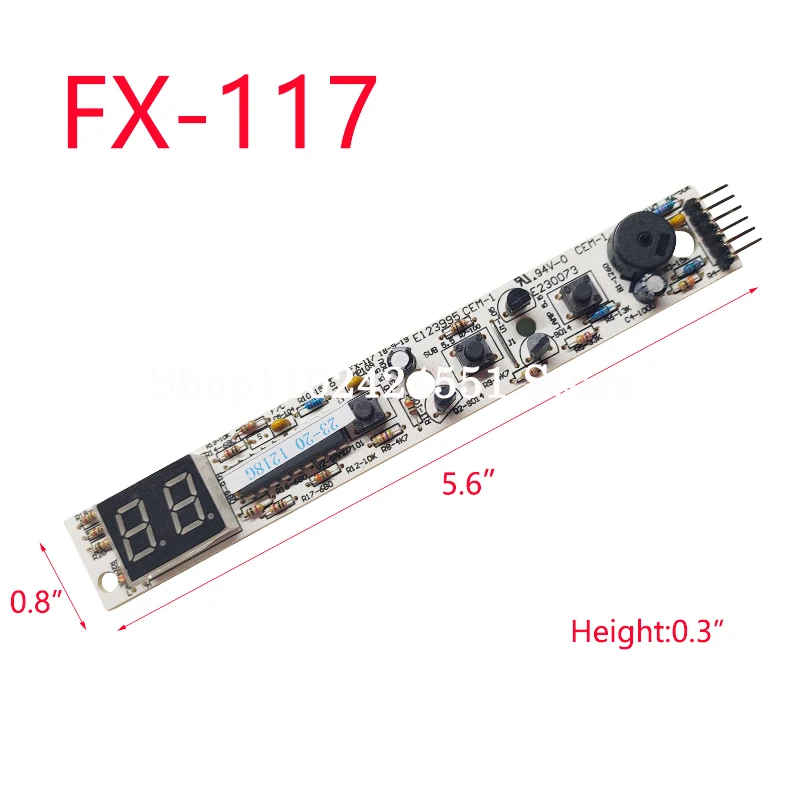 FX-117 Wine Cabinet Accessories Refrigerator Panel Control Key Touch Panel Switch Button