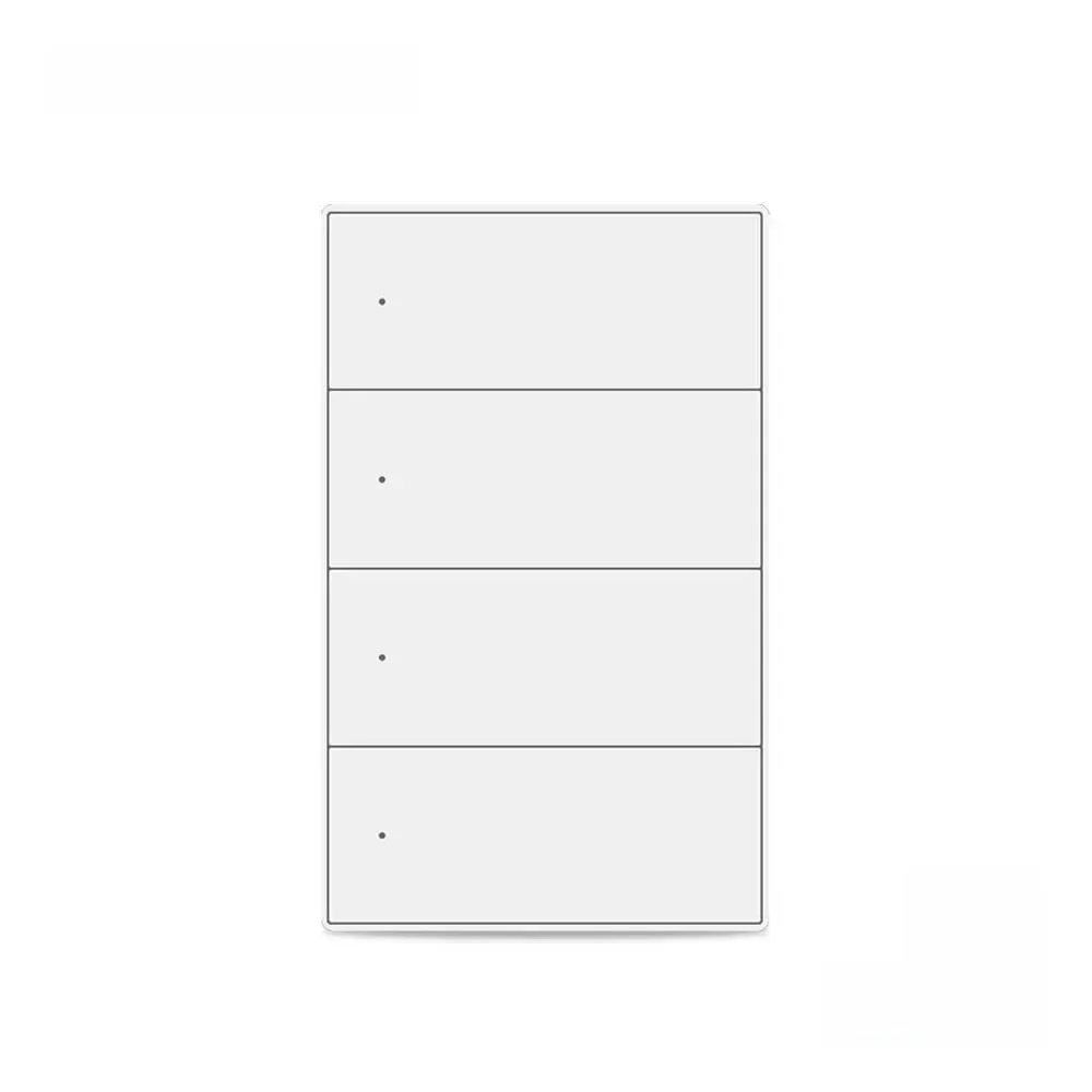 Zemismart Matter WiFi US AU Smart Wall Light Switch 1 2 3 4 6 Gangs with Neutralne przełączniki przyciskowe SmartThings Homekit App — zdjęcie produktu 7