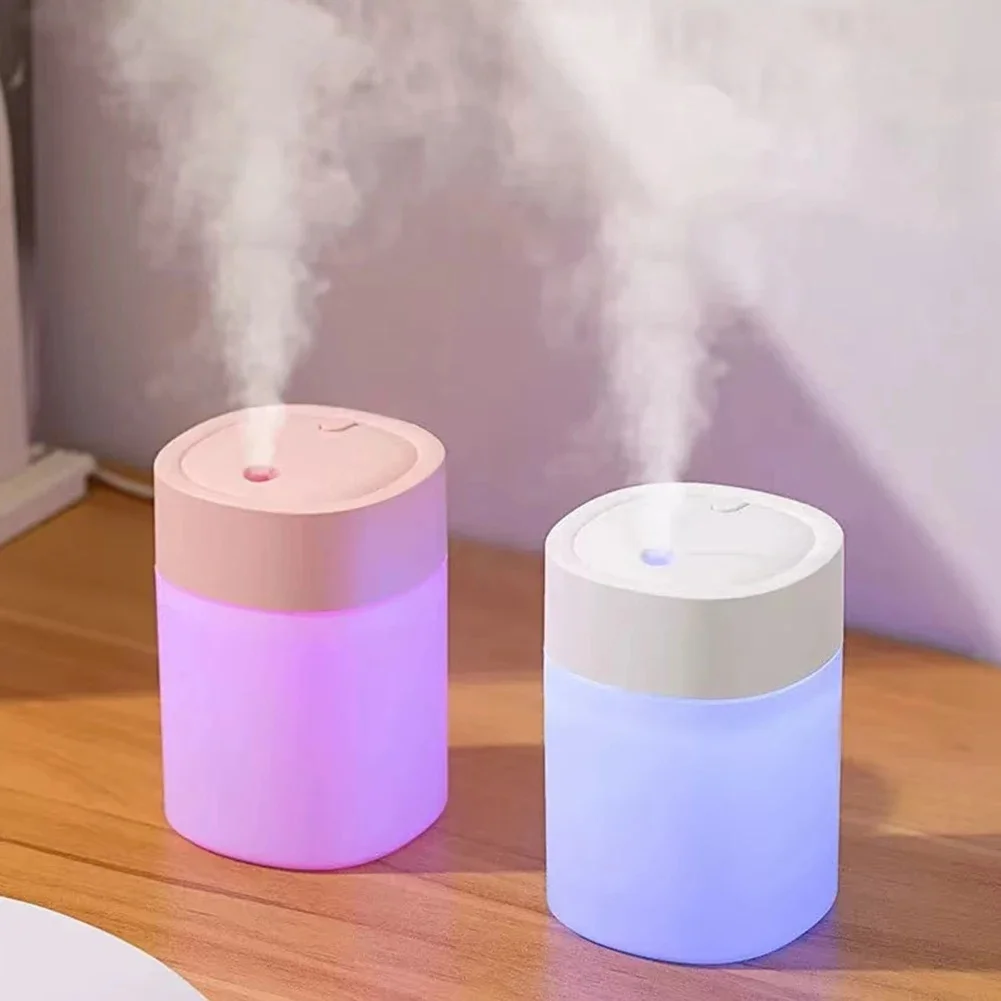 Mini nawilżacz USB 200 ml - ultradźwiękowy dyfuzor olejków eterycznych LED, przenośny oczyszczacz powietrza do samochodu i aromaterapeutyczny generator mgiełki anionowej do domu i biura — zdjęcie 2