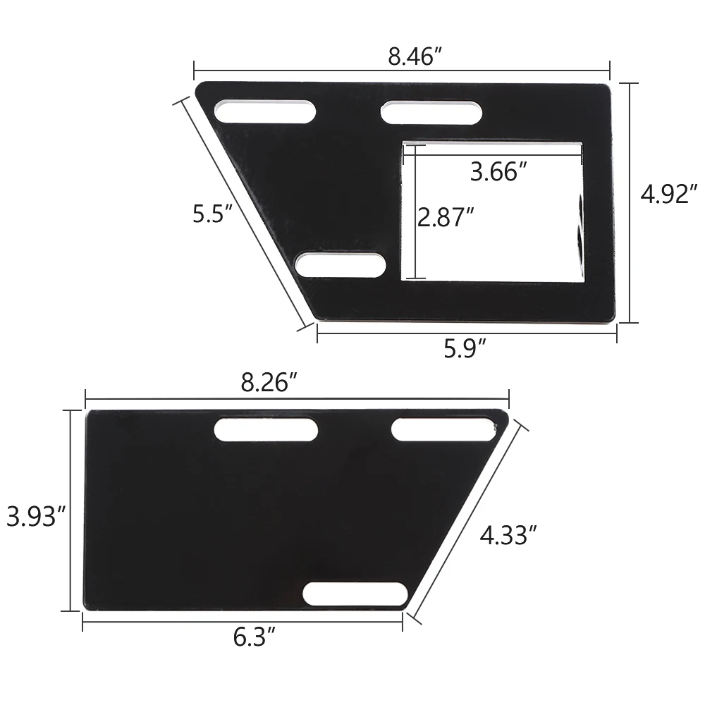 2개입 자동차 전면 엔진 교체 마운트 브래킷 1983-2005 S10 S15 블레이저 지미 소노마 브라바다 아이언 블랙 강력 내구성