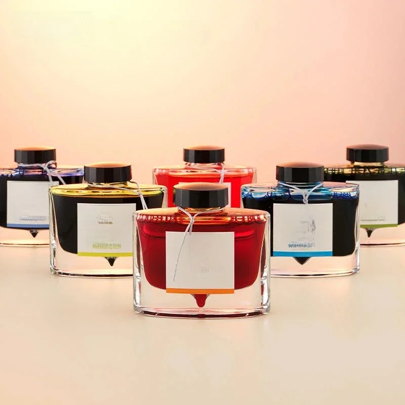 Pilot 25 Kolorów 15/50ml Kolorowe Tusze do Piór Wiecznych Różne Kolory Szklane Butelki Wkład do Pióra Szkolne Artykuły Biurowe — zdjęcie produktu 7