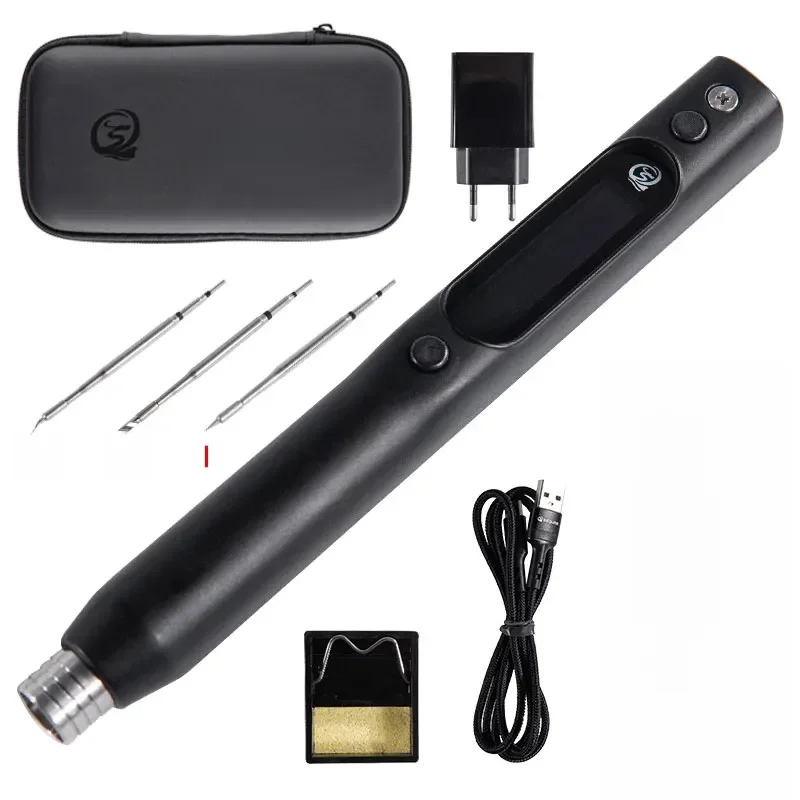 SEQURE S60 Nano lutownica wsparcie PD/QC zasilacz kompatybilny z C210 końcówki lutownicze Repair Tool antystatyczna lutownica — zdjęcie 2