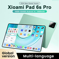 2024 Original Xioami Pad 6S Pro Tablet Android 14 Snapdragon Tablets PC 16GB+1024GB 5G Dual SIM Card Bluetooth WIFI HD 4K Mi Tab