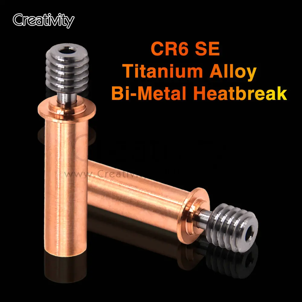 

Ender 3 Neo Upgrade Bimetal Throat Titanium Upgrades Bi Metal Heatbreak For Ender 3 MAX Neo,V2 Neo CR10 Printer Accessories