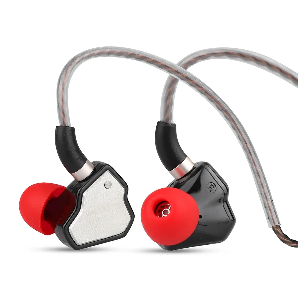 7 Hz Salnotes Zero HiFi 10 mm dynamiczny sterownik douszne słuchawki douszne IEM metalowa membrana kompozytowa magnes N52 — 2
