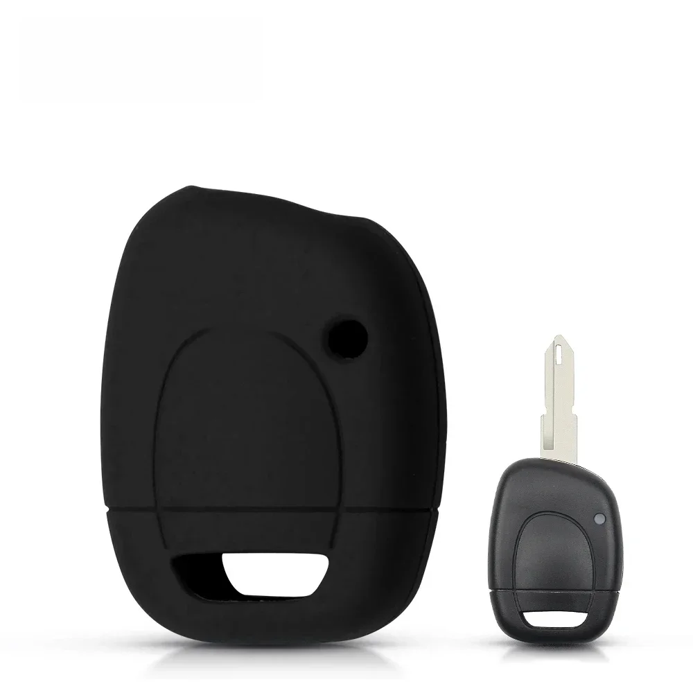 KEYYOU – étui en Silicone pour clés de voiture, pour Renault Clio, Kangoo, Master, Twingo, housse de protection pour télécommande