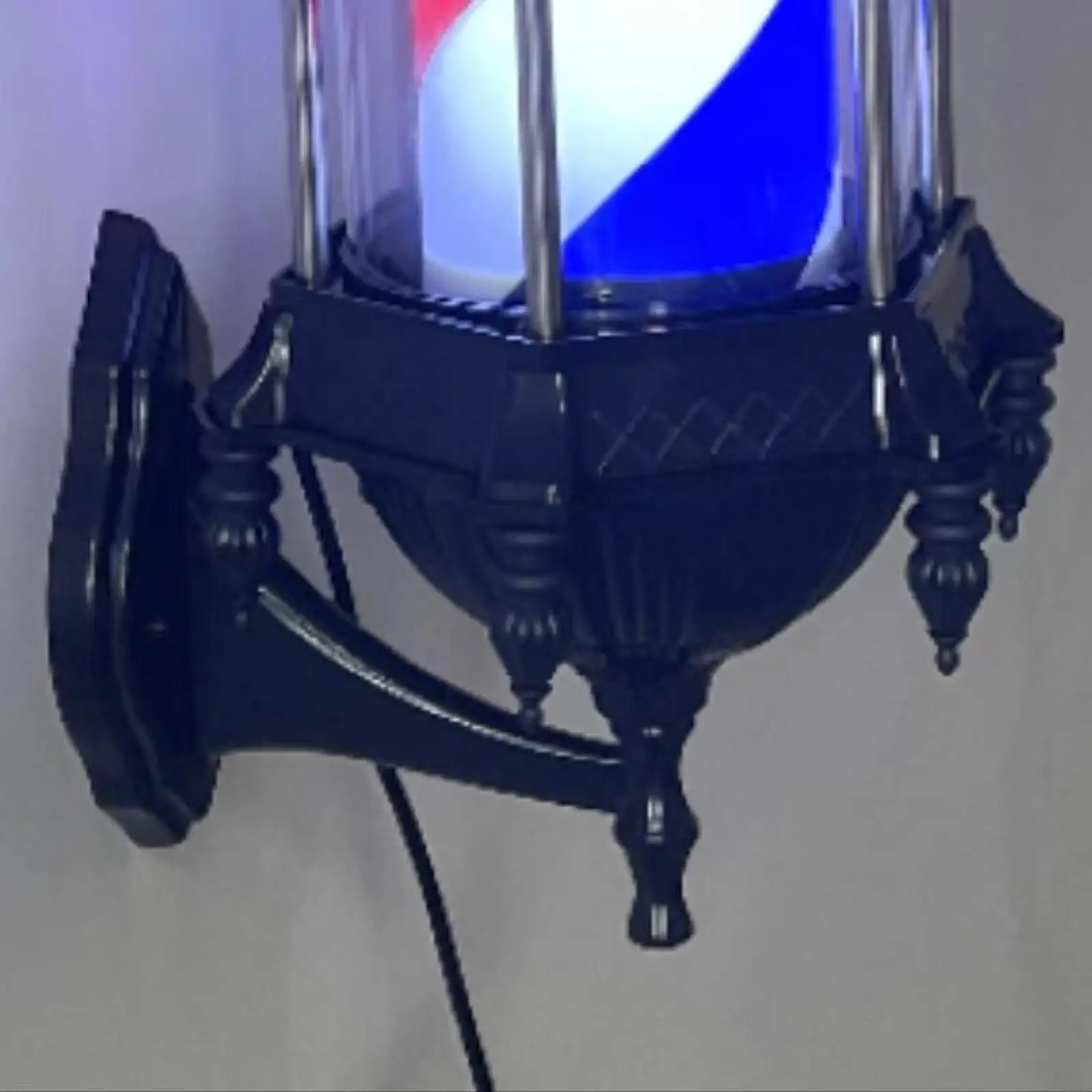 ضوء عمود الحلاق لتصفيف الشعر، علامة LED دوارة، تركيبات إضاءة لصالون الحلاقة