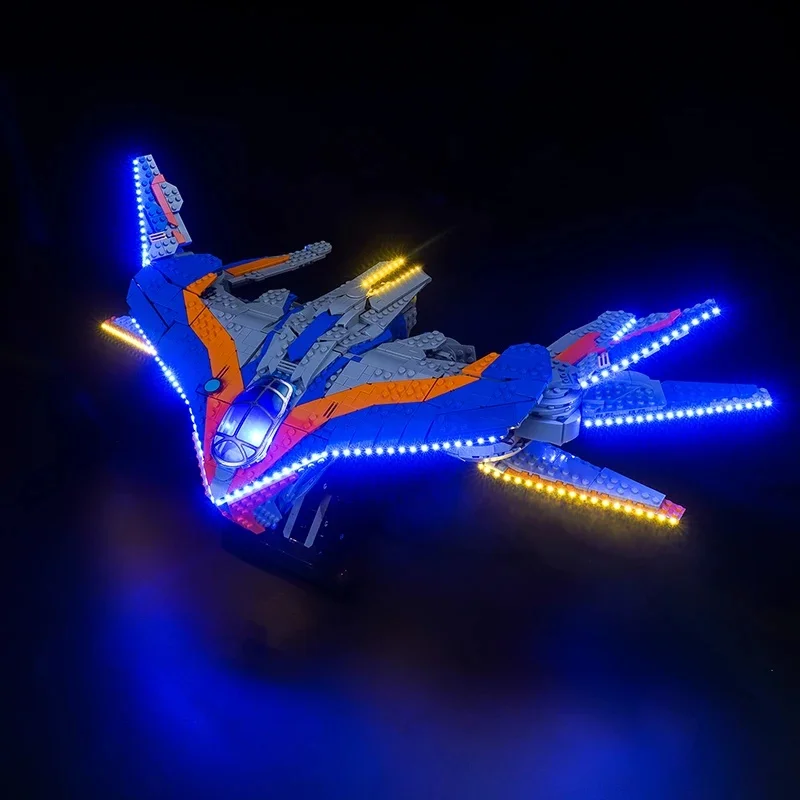 Vonado – ensemble de lumière LED 5V 76286, adapté aux gardiens de la galaxie: le bloc de construction Milano, cadeau (accessoires d'éclairage uniquement)