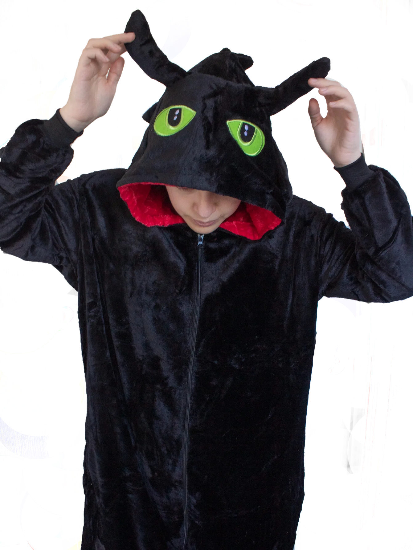 Chimuelo Toothless Romper Pajamas How to Train Your Dragon High Quality Thick Fabric Adult