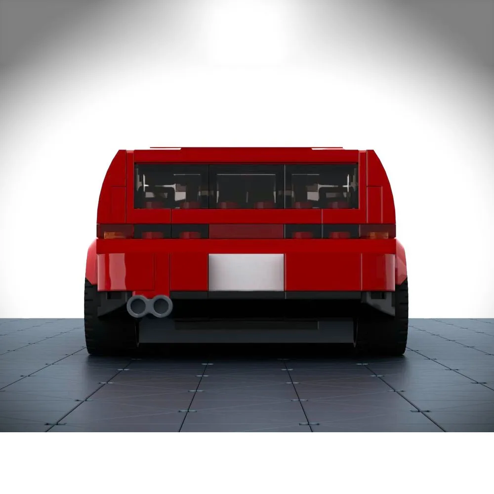 PolaDeer 308 ชิ้น MOC DIY ชุดประกอบรถยนต์เมือง รถสปอร์ตขนาดพกพา ปี 1983 รุ่น CRX ตัวต่อบล็อกของเล่น ของขวัญวันเกิดสำหรับเด็ก