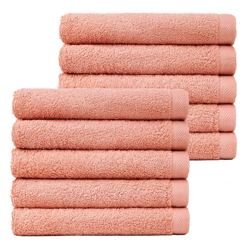 Cotton Living 150g cotton 100% hotel towel, Coral Pink 5 sheets/10 sheets, Shower towel, Daily towel Hotel Bathroom Shower Towels