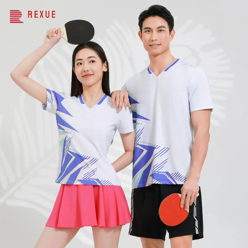 New Table Tennis Shirt Professional Badminton Ethletic Jersey For Men Women Children Uniform Customized Family Ping Pong Clothes