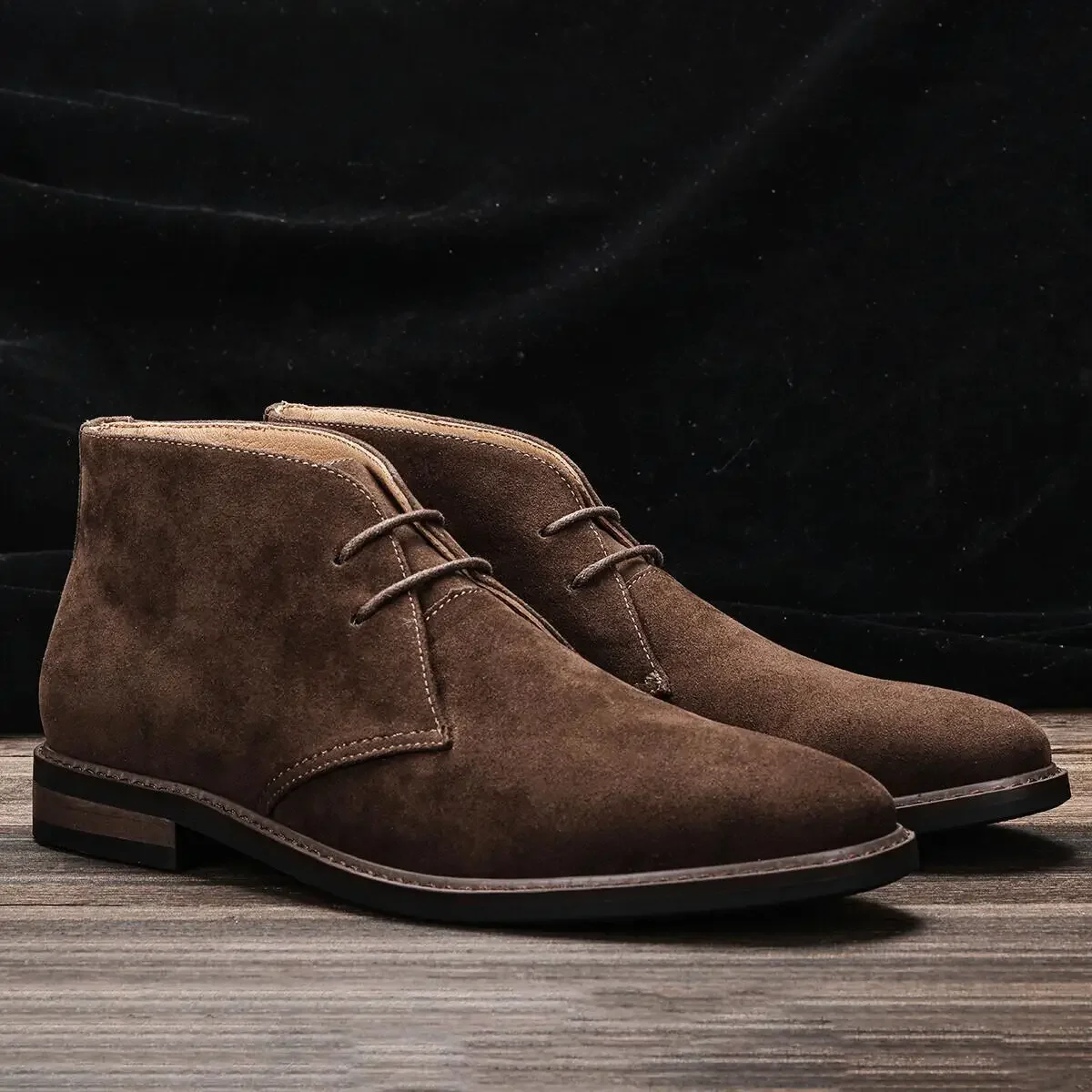 Rozmiar 7-12 Męskie buty pustynne Retro Męskie botki w stylu amerykańskim # KD582 — zdjęcie 2