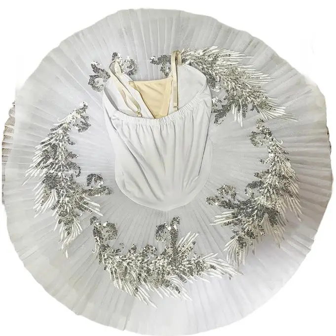 

Girls' Suspe nder Gauze Skirt Children's Tutu Skirt Performan ce Cloth es Children's Lit tle Swan Dance Performance Clothes