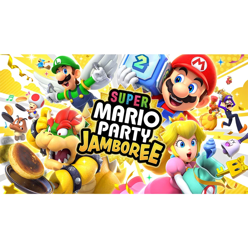 Super Mario Party Jamboree – Nintendo Switch-Spiele, physische Kartusche, unterstützt TV, Tabletop, Handheld-Modus, Spielkarte