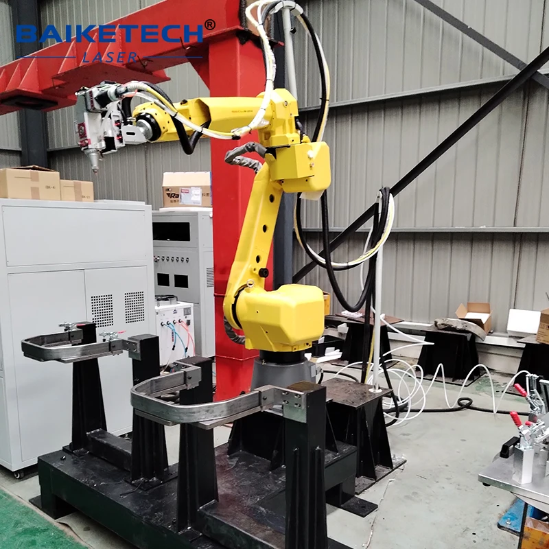 FANUC 3D cutting robot arm, high precision ±0.02mm, max cutting thickness 14mm, compatible with various materials, boosts produc
