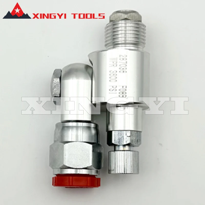 CleanShot Shut-Off Valve Swivel Joint Extension Anti-spitting 287030 for Airless Sprayer Gro TN WR Spray Gun with 517 Tips