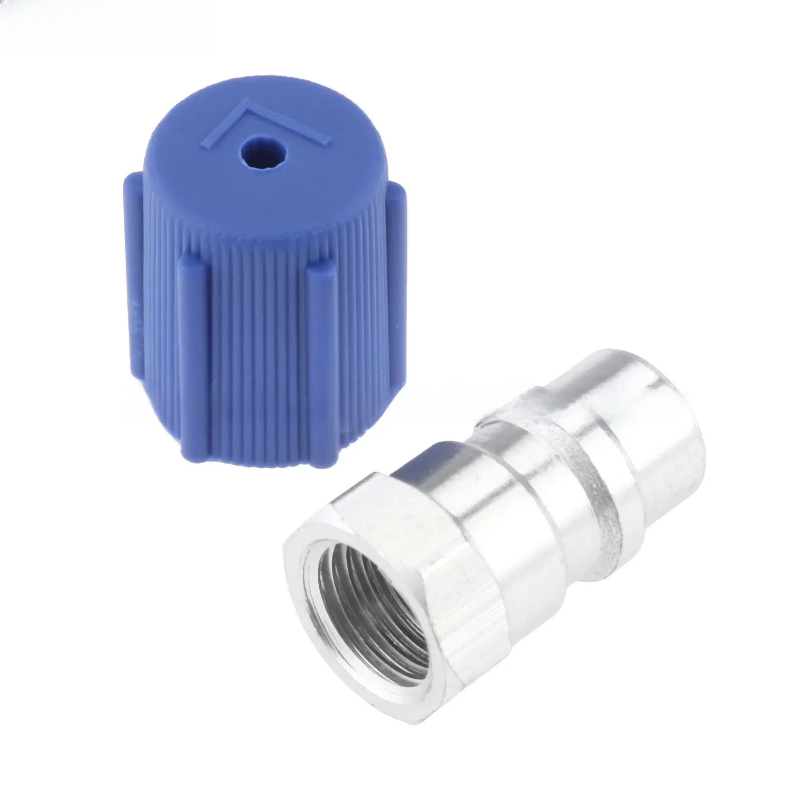 Mtsooning samochodów modernizacji 7/16 do 3/8 Adapter konwersji R12 do R134a wysokiej/niskiej AC montażu dla samochodów klimatyzator — zdjęcie 2