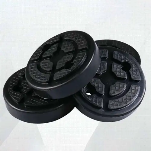 Imagen 2 del producto 4 piezas de almohadillas genéricas para gato de coche, alfombrillas de goma para vehículos de garaje, elevadores de vehículos, 4 piezas, almohadillas genéricas para gato de coche, alfombrillas de goma para garaje Rv