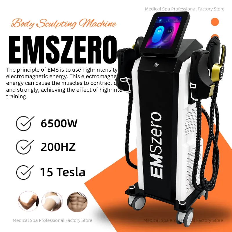 2025 Professional 6500w Ems zero NEO RF Machine EM Body Slim Muscle Stimulation EMSZERO PRO Ultra Sculpt EMS+EMT/RF Lose Weight